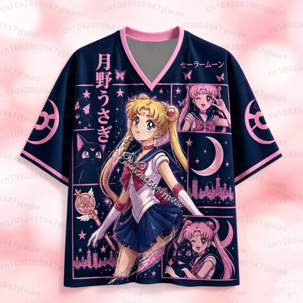 26 Kaos Jersey Anime Sailor Mo - Golf Tees ulasan dan harga